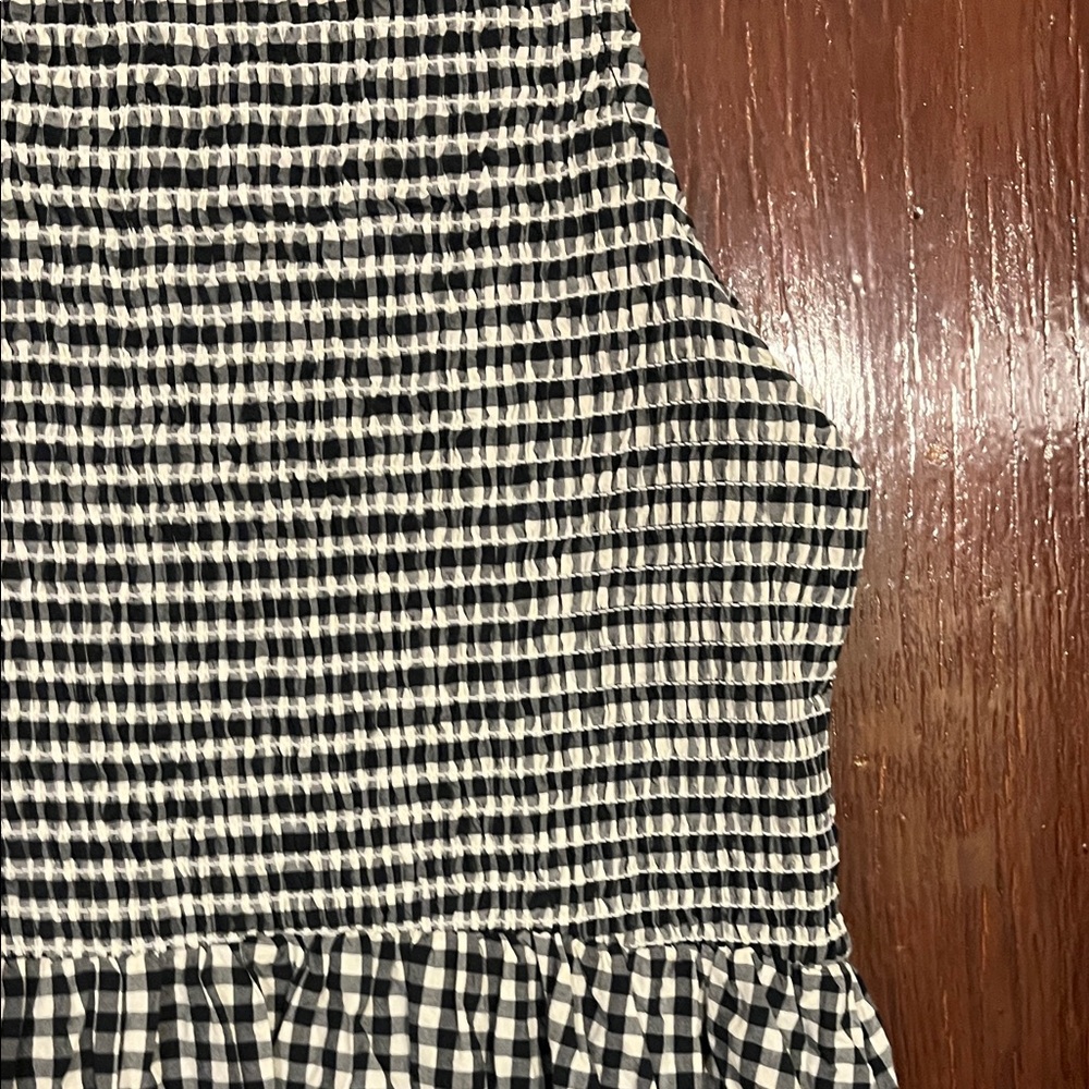 Marine Layer Black and White Gingham Maxi Dress - Picture 5 of 6
